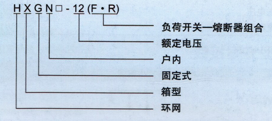  XGN1一12（F.R ）箱式固定交流金属封闭环网开关设备